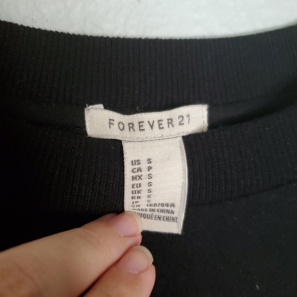 Forever 21 Leopard Varsity A Sweatshirt Size Small - Picture 5 of 6